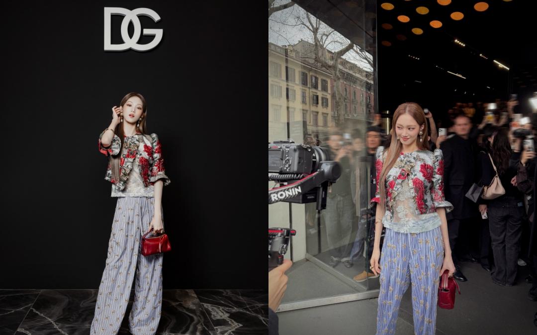 李聖經2月底飛米蘭點亮DOLCE＆GABBANA 2026秋冬秀場星光。