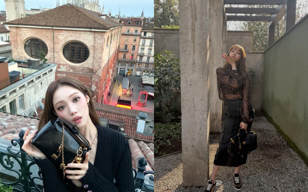 不只現身秀場，李聖經更拍攝多套穿搭美照持續打卡。