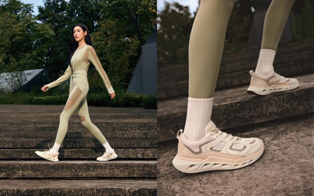 BIOM 720搭載全新獨家ENCORE科技，提升回彈表現與能量回饋，長時間行走依然舒適。