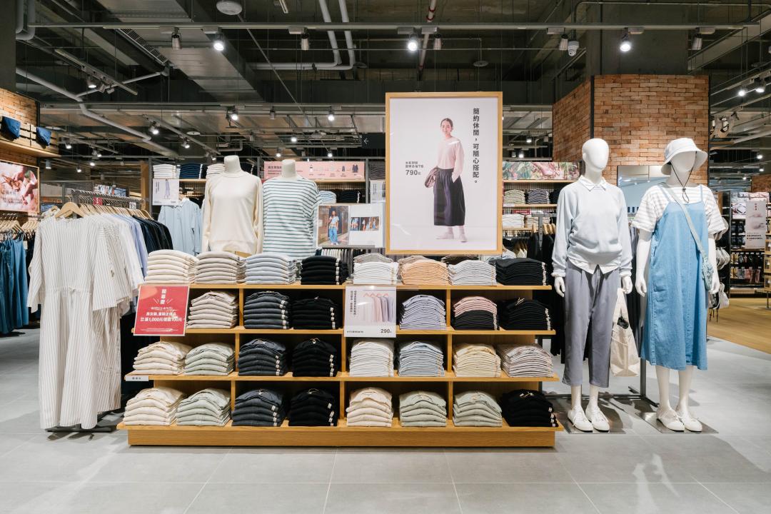 MUJI MITSUI OUTLET PARK台南二期全新開幕，強化服飾配件。(MUJI提供，以下同)