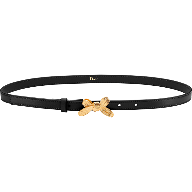 Diorissimo Bow蝴蝶結造型皮帶，31,000元。（Dior提供）