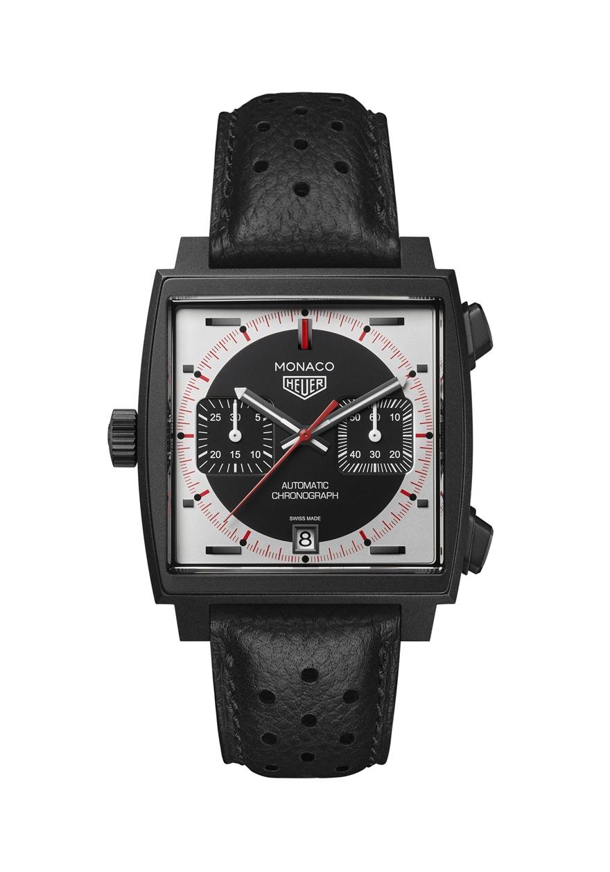 TAG Heuer Monaco Stopwatch限量版計時腕錶，328,600元，全球限量970只。