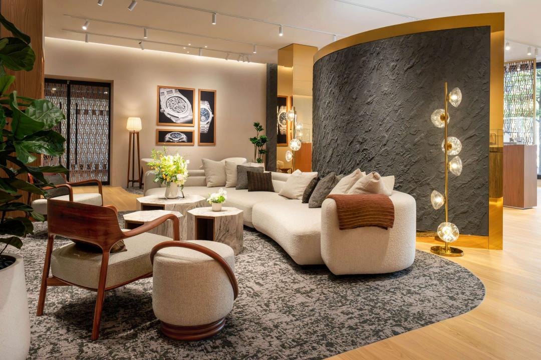 愛彼台北A19期間限定店以瑞士森林為靈感。（愛彼提供，以下同）