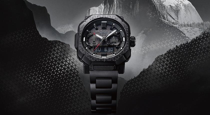 CASIO戶外錶PRO TREK霧黑款帥翻！鈦金屬鍊帶搭耐燃錶殼 輕盈防刮超強悍