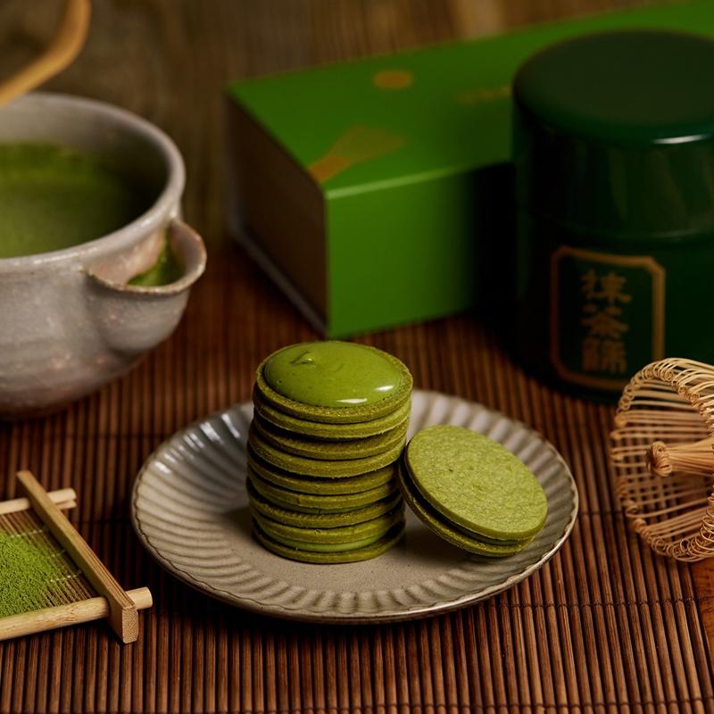 Jonquil攜手辻利茶舗推出抹茶小圓餅，將百年茶韻轉化為精緻甜點。（Pinkoi提供）