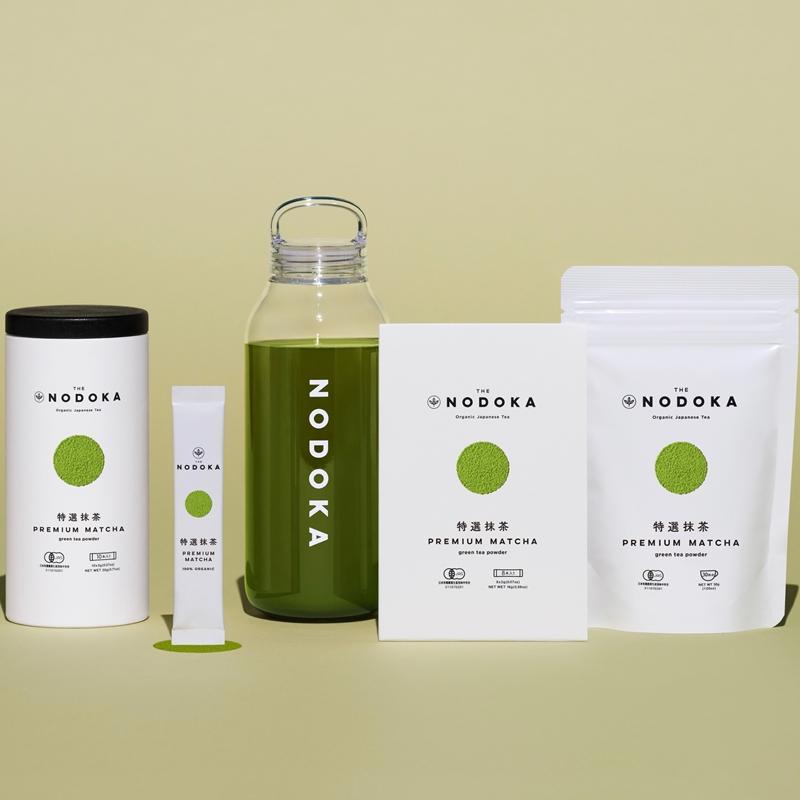 THE NODOKA有機抹茶粉，展現純粹抹茶原味與多元應用。（Pinkoi提供）