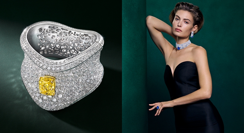 超罕見10克拉濃彩黃鑽坐鎮！GRAFF全新高級珠寶大片展演頂級奢華