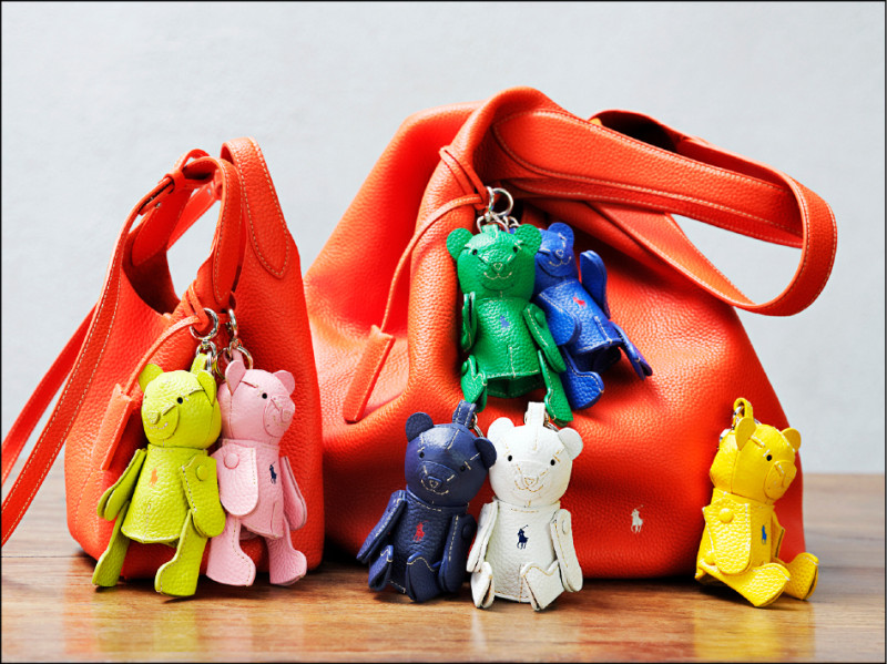 Polo Play小熊吊飾首次在台亮相，各5,880～6,880元。