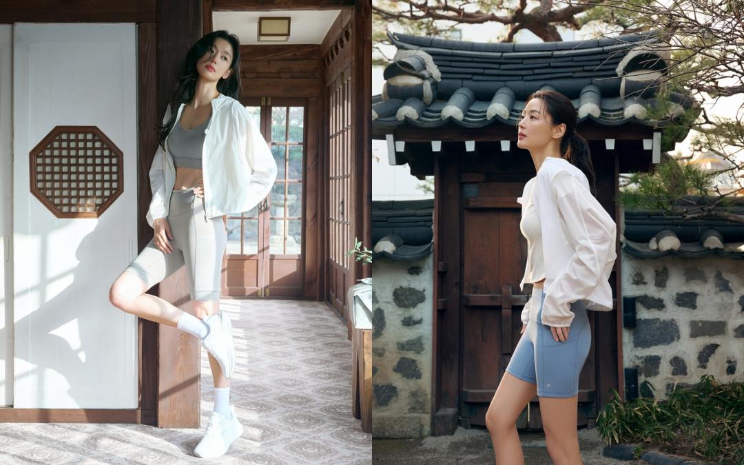 另外幾套單車褲穿搭，穿出介於日常與運動之間的輕盈氛圍。