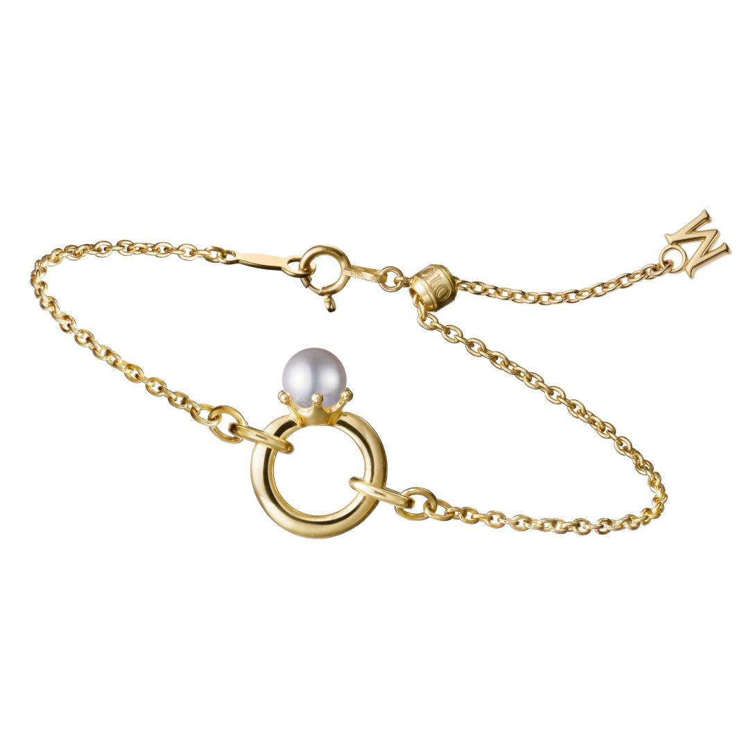 MIKIMOTO Ring Charm手鍊，71,000元。(MIKIMOTO提供，以下同)