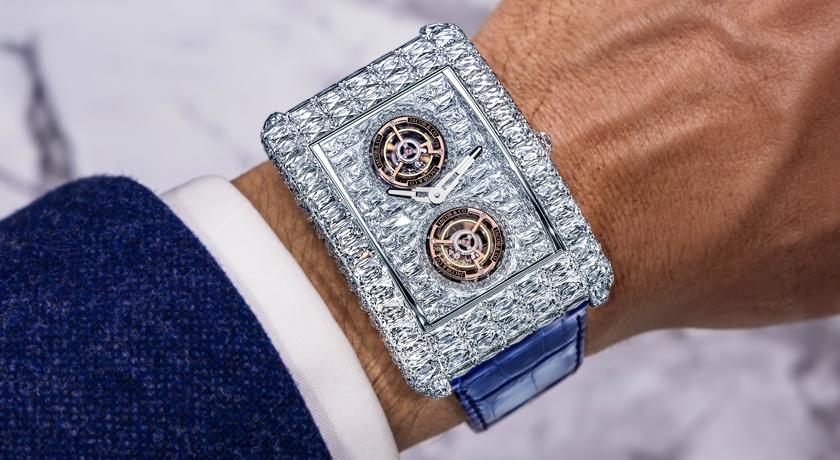 Jacob & Co.雙陀飛輪衝擊錶壇！專利Angel Cut光影炸裂改寫鑽石規則