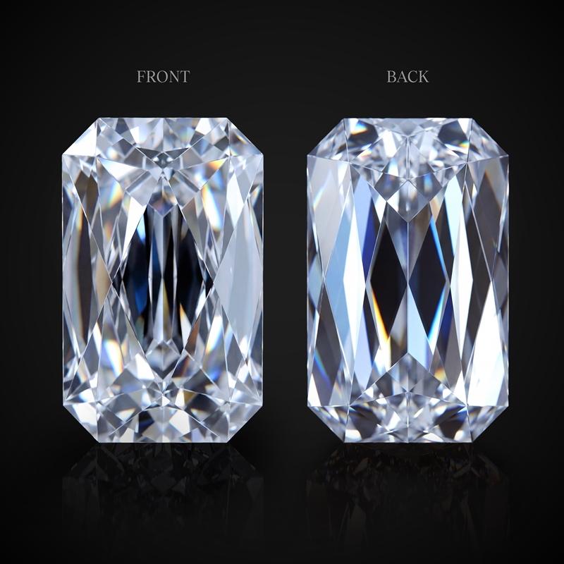 Angel Cut鑽石透過37個切面與菱形檯面設計，重塑光線折射路徑。（Sincere Haute Horlogerie提供）