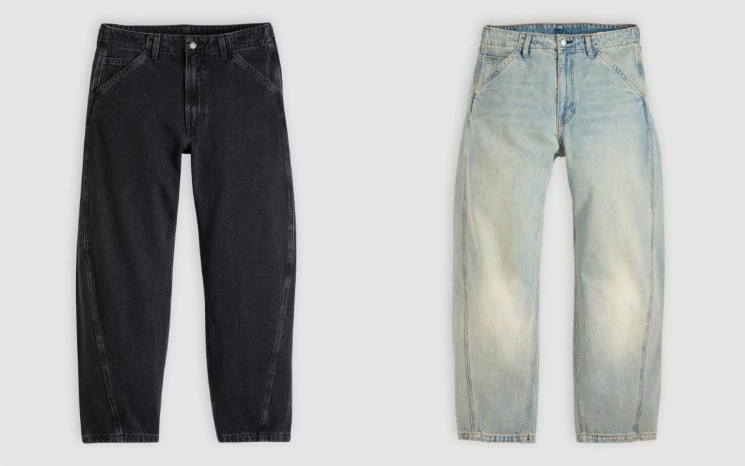 男裝Baggy Barrel圓弧錐形丹寧褲，售價NT$4,590元。