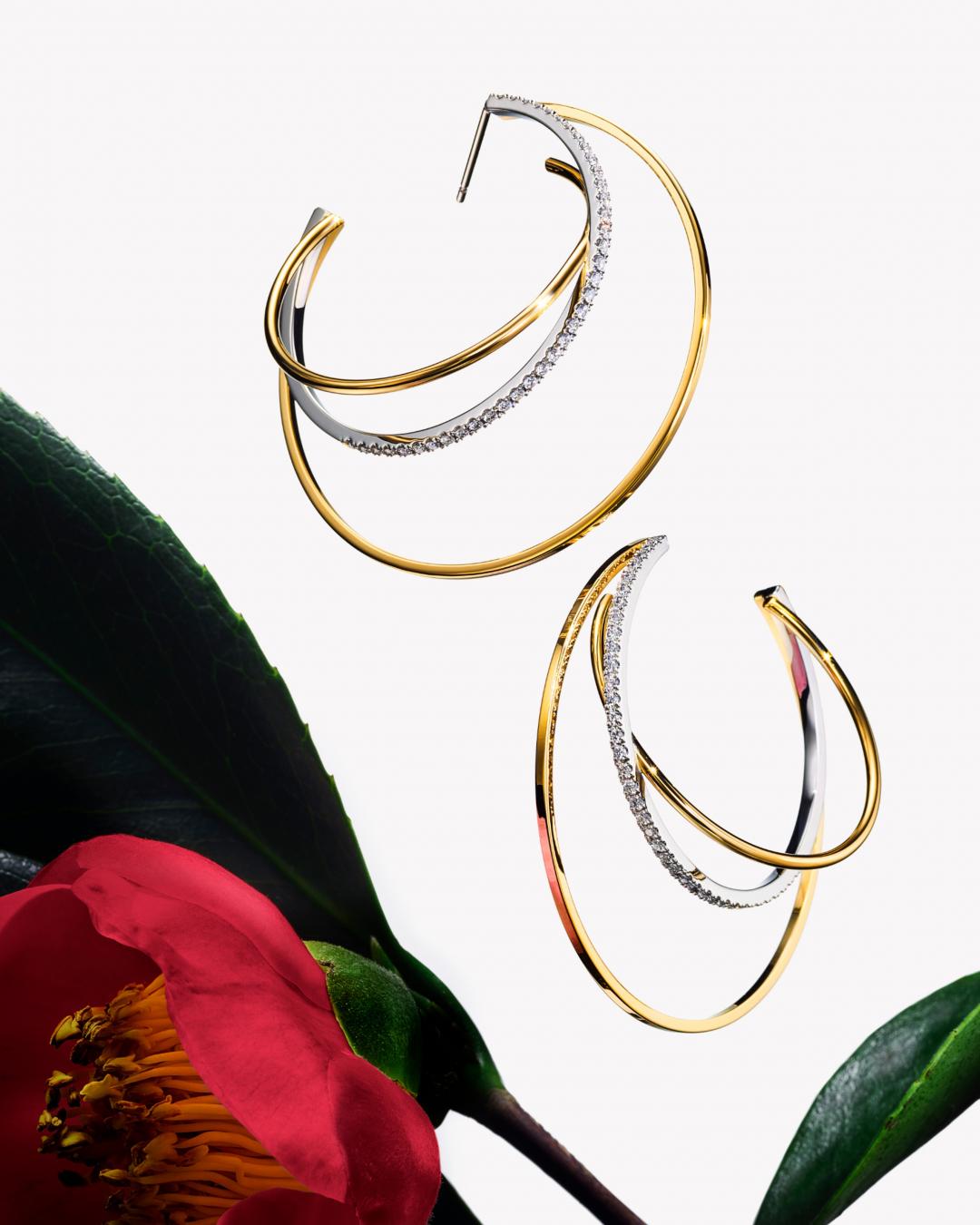 elements floating grand耳環，單只101,000元。