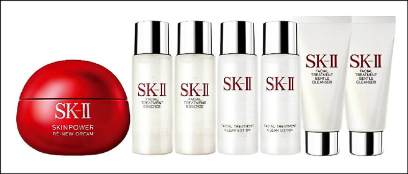 新光三越獨家：SK-II活膚彈潤人氣組，特價6,200元，價值10,262元。