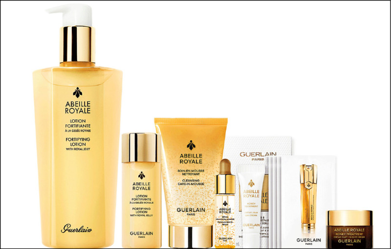 新光三越獨家：GUERLAIN皇家蜂王乳蜜露大容量組，特價5,250元，價值8,963元。