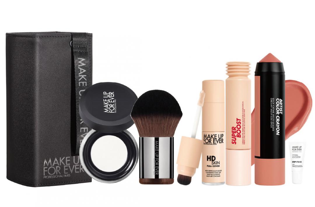 MAKE UP FOR EVER完美輕透底妝組，原價8,670元，特價5,760元，Q卡友限定，限量30組。