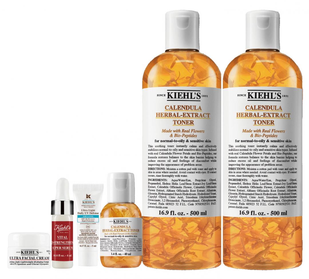 KIEHL'S金盞花化妝水超值組，原價7,253元，特價5,300元，限量30組。