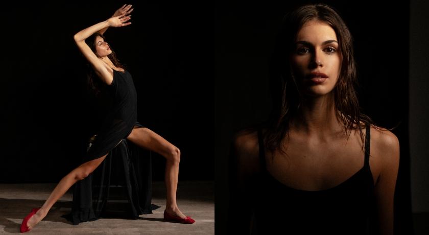 repetto攜手凱亞葛柏推出聯名作，為了這廣告凱亞葛柏發狠練舞，只為呈現最佳畫面效果。