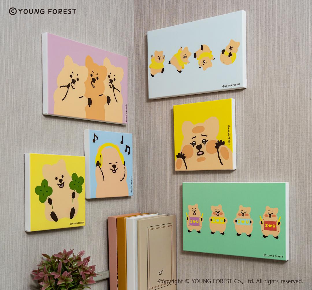 一掛上就能快速讓空間感覺變不同的「無框畫」。