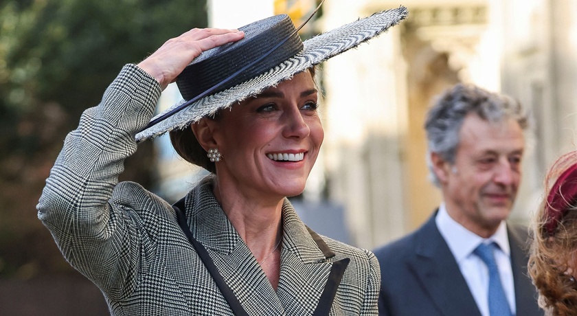 凱特王妃「寬帽遮臉」引起騷動！絕美格紋大衣暗藏心機 竟和威廉王子有關