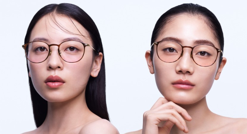 JINS腮紅鏡片素顏神器掀潮流 下緣漸層透出雙頰粉嫩色 客製濃淡修飾V臉小心機