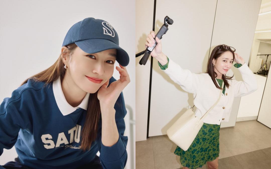 極簡造型搭配棒球帽或小短裙，誰看得出來她已經是二寶媽？