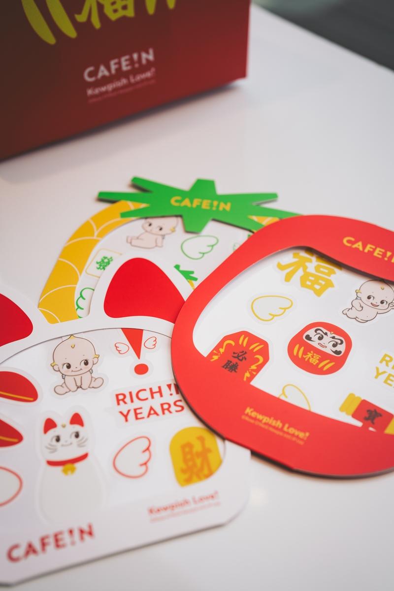 Love 貼紙，單個，120元、會員，90元。（CAFE!N提供） 