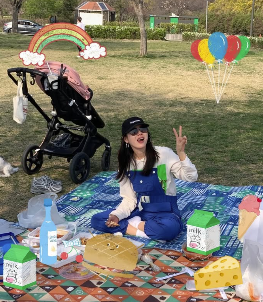 孫藝真婚後經常曬出家庭生活。