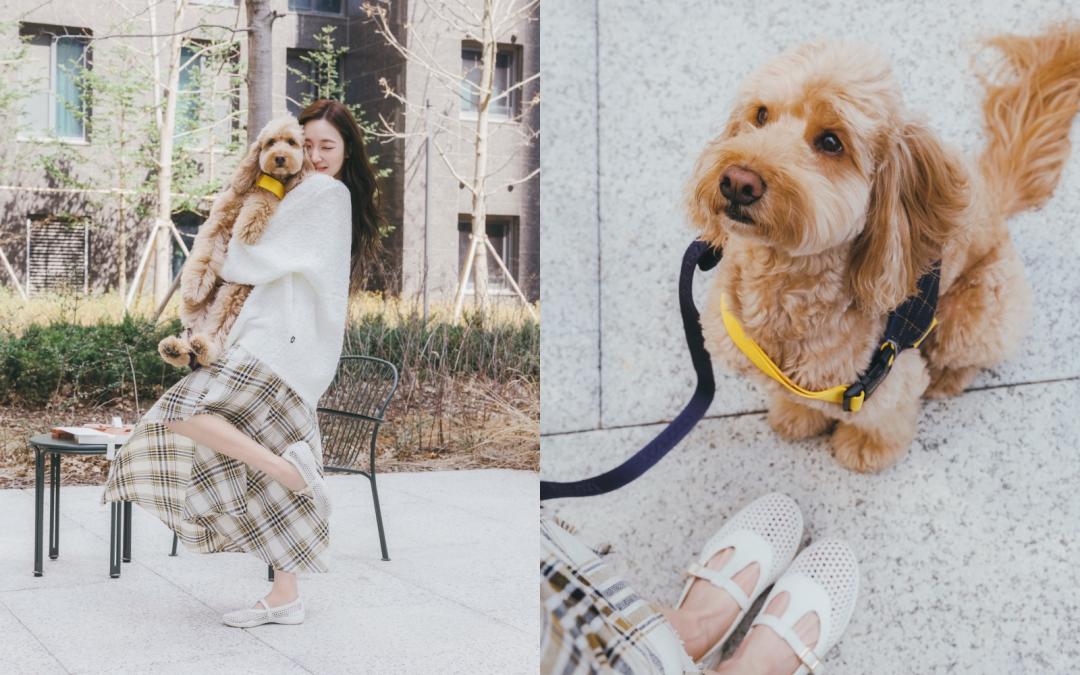 Tiffany曬出福子的水汪汪視角，讓人一秒融化。