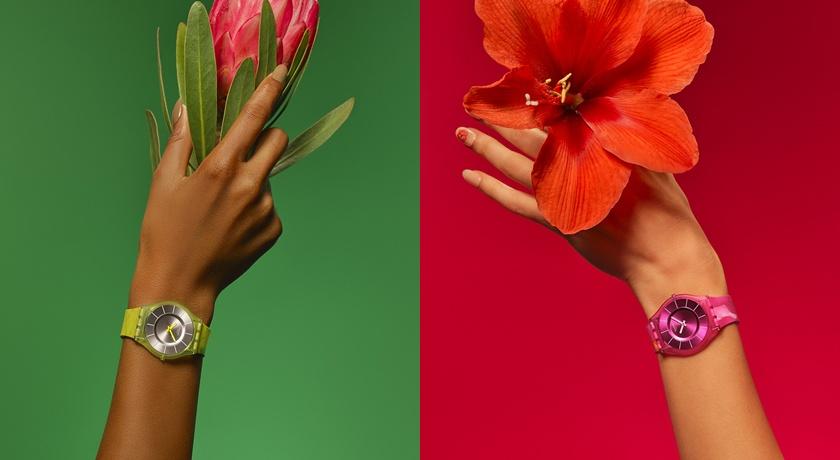 SWATCH最纖薄輕巧Skin系列披熱帶印花超繽紛！滿滿異國風情4千有找