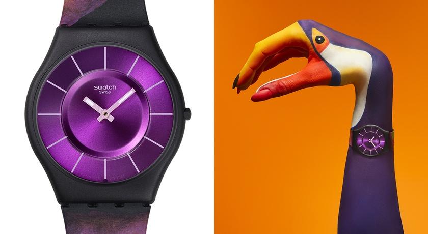 SWATCH PAINTED PARADISE系列PARADISE BLOOM錶款，3,800元。