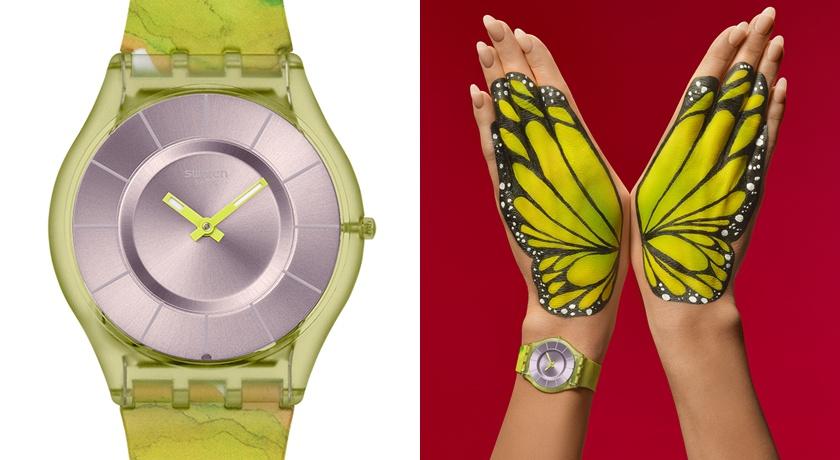 SWATCH PAINTED PARADISE系列PARADISE CANOPY錶款，3,800元。