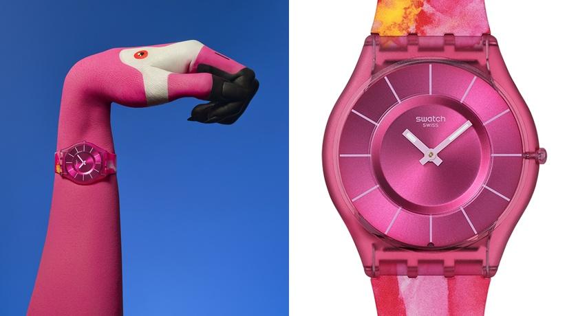 SWATCH PAINTED PARADISE系列PARADISE CANOPY錶款，3,800元。