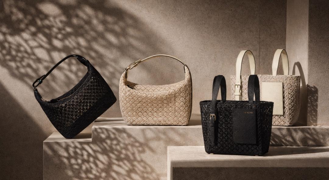 Valextra全新Merletto工藝系列，以專屬線材營造蕾絲質感的包款。