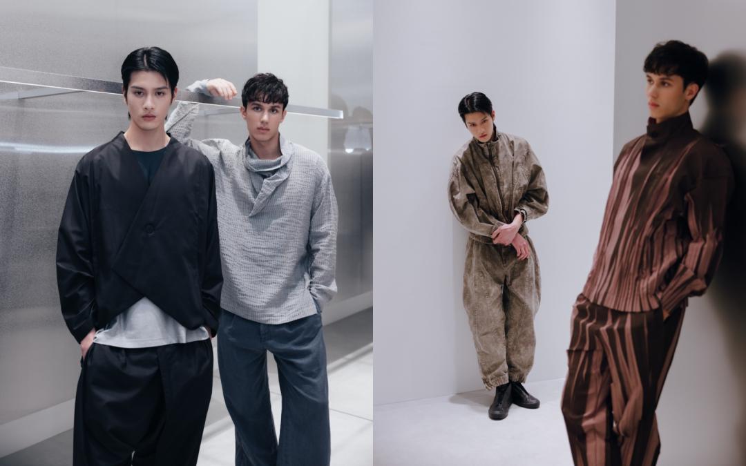 IM MEN 2026春夏系列在服裝上展開大膽材質實驗，常常穿能「養」衣，越穿越好看。