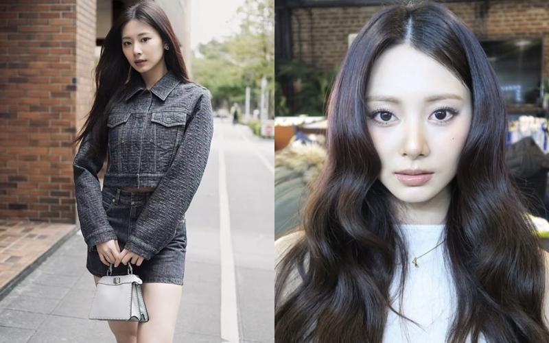 周子瑜招牌的中分造型，為她帶來優雅女人味。（翻攝自instagram）