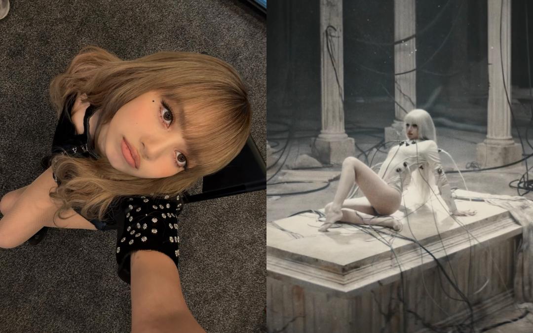 新單曲Lisa換上一頭銀白髮色，給足滿滿新鮮感。