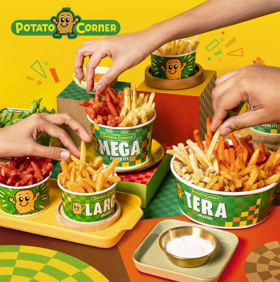 薯條界王者「POTATO CORNER」將在4/17正式登陸宏匯廣場。