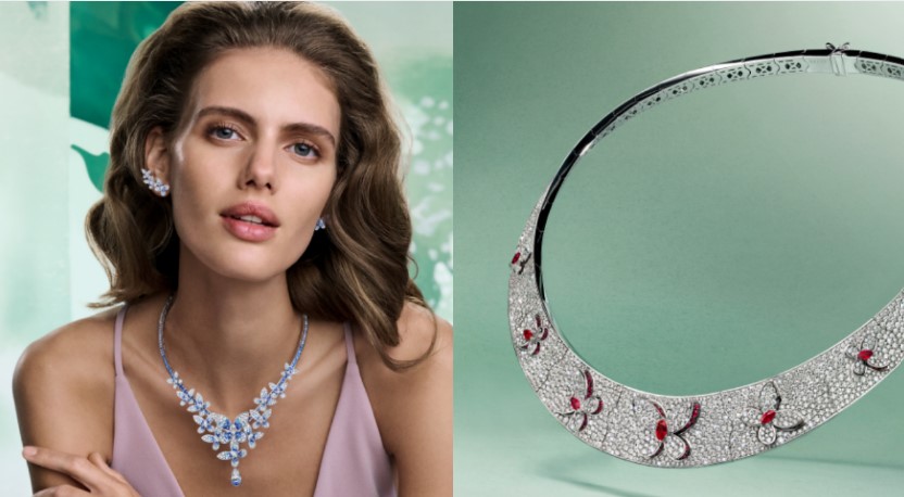 GRAFF蝴蝶翩翩蛻變重生之美 美鑽彩寶構築立體蝶翼輪廓 密釘鑲嵌點綴指間耳際光芒