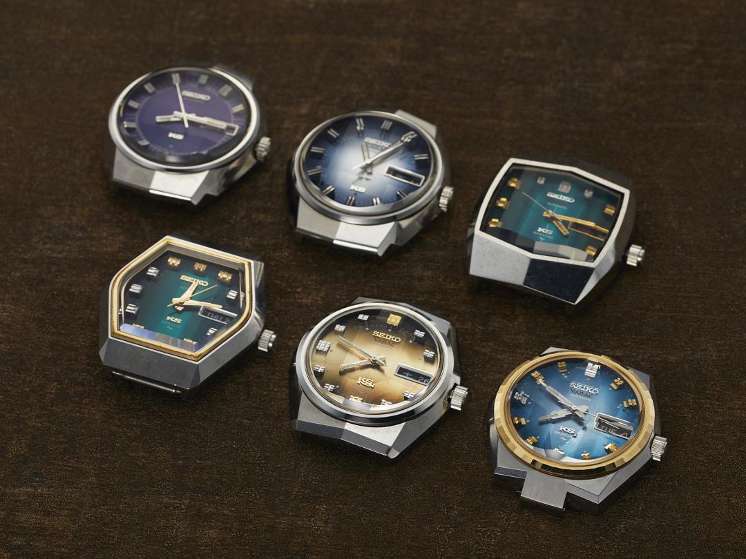 1972年誕生的VANAC系列，以繽紛錶盤著稱。(SEIKO提供，以下同)