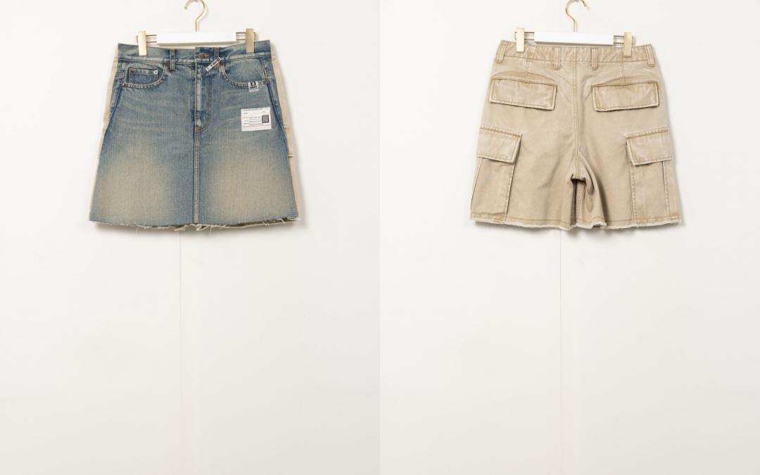 MMY前後拼接丹寧短裙，售價NT$29,080元。