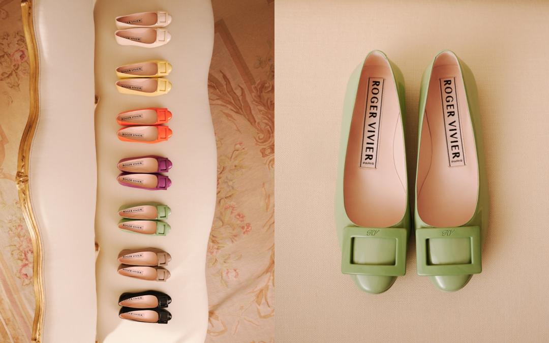 Gommettine星星黃漆皮黃釦芭蕾舞鞋，售價NT$28,200元。