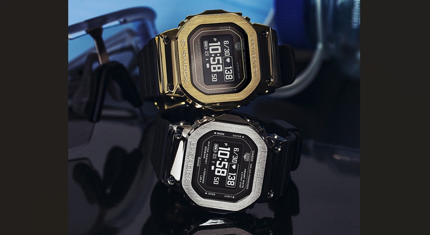 G-SHOCK運動錶G-SQUAD新升級！金屬錶圈搭碳纖維樹脂 雙充電系統更方便