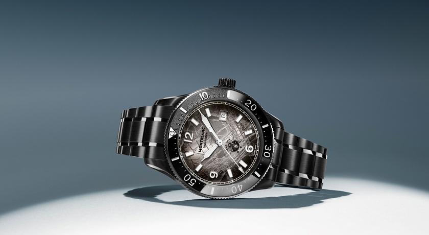 萬寶龍最熱賣Iced Sea潛水錶推仿舊精鋼款！紋理獨一無二 錶圈藏細節