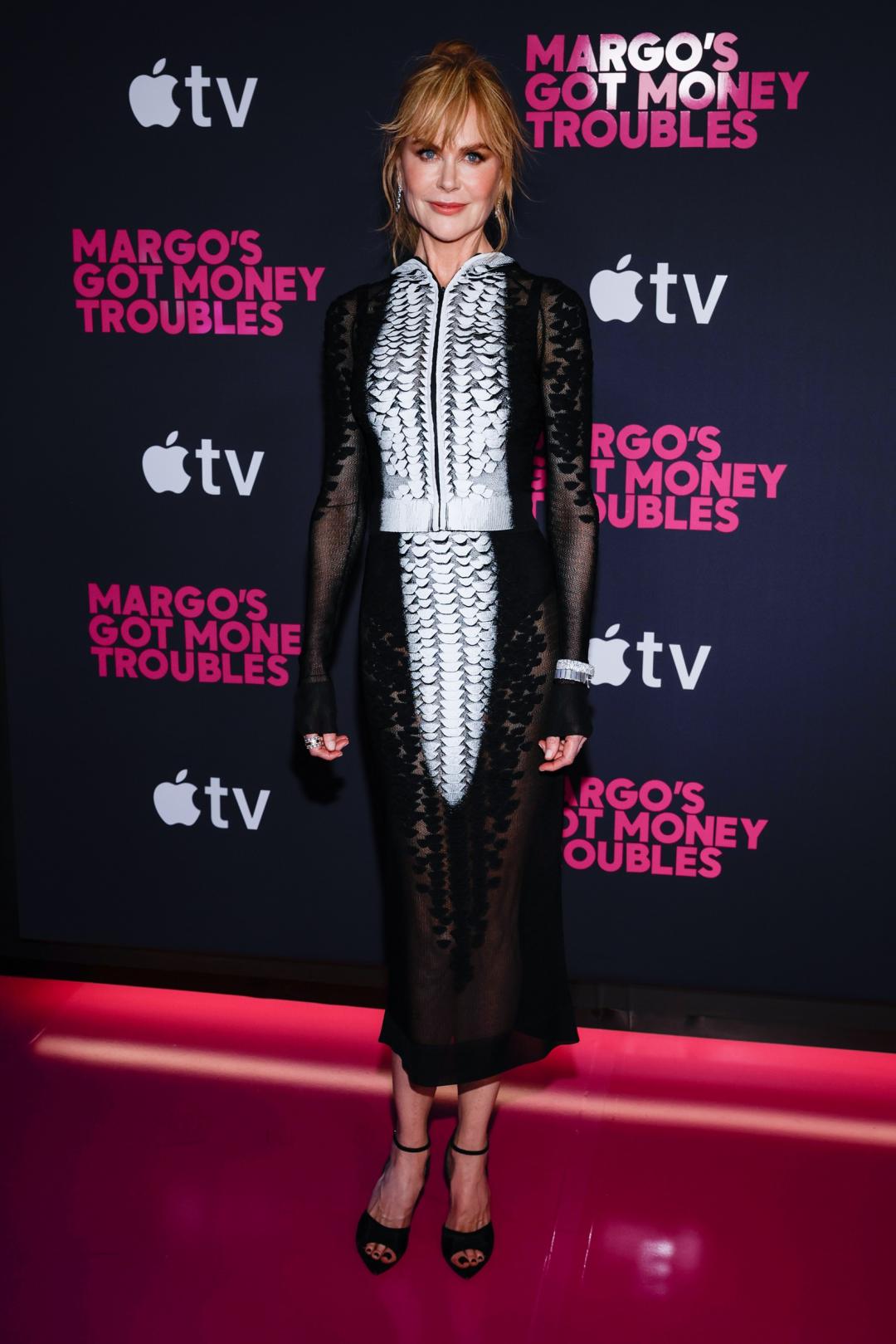 妮可基嫚出席首映會。（美聯社）