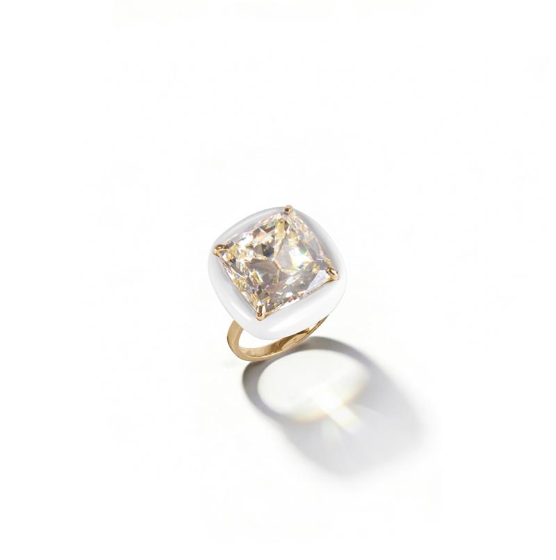 CINDY CHAO White Label Collection 高級珠寶系列，建築戒指。（CINDY CHAO The Art Jewel提供）