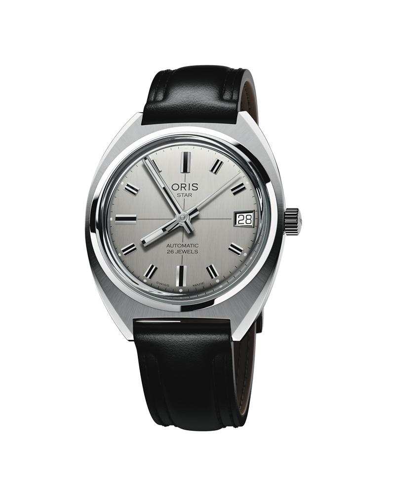 Oris Star特別版腕錶，搭載Calibre 733自動上鍊機芯，不鏽鋼錶殼，日期顯示，錶徑35mm，防水深度50米，約70,000元。（Oris提供）