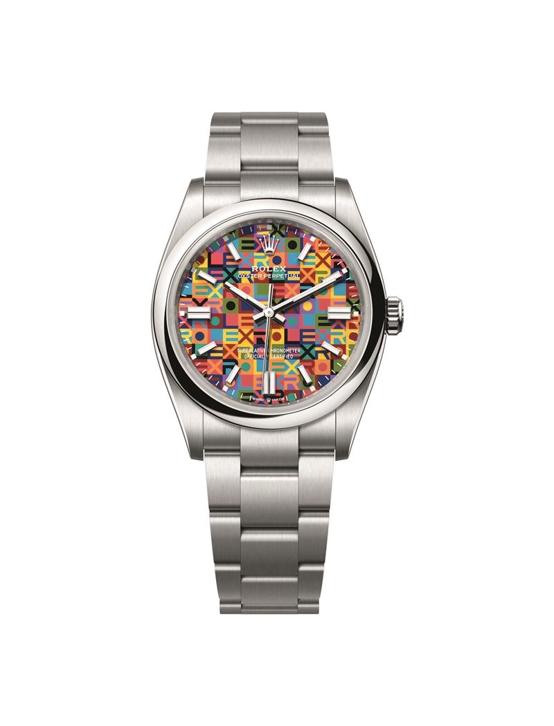 Oyster Perpetual 36腕錶，搭載3230自動上鍊機芯，蠔式鋼材質，時間顯示，錶徑36mm，防水深度100米，227,500元。（Rolex提供）