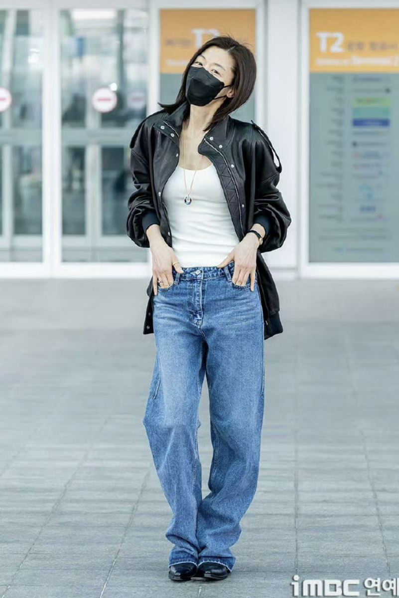 全智賢現身機場。(翻攝自IG)